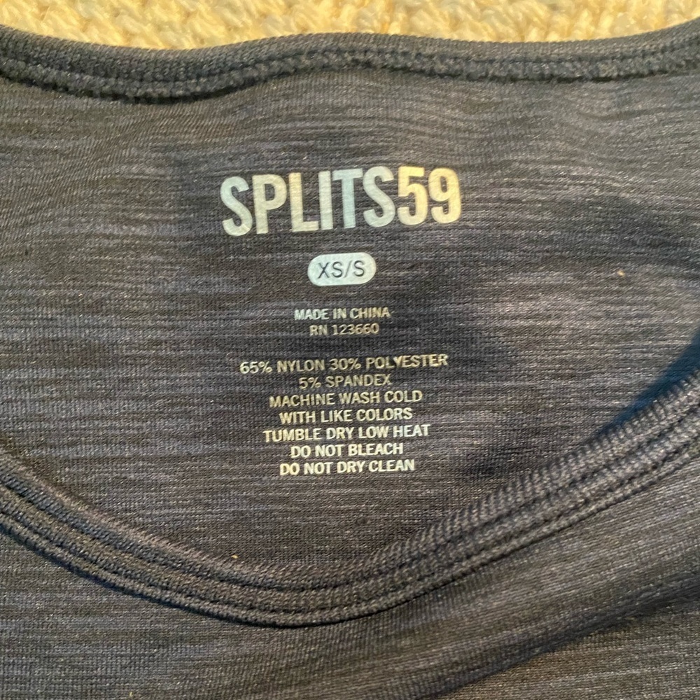 NWOT Splits59 Crop Workout Top - Picture 3 of 5